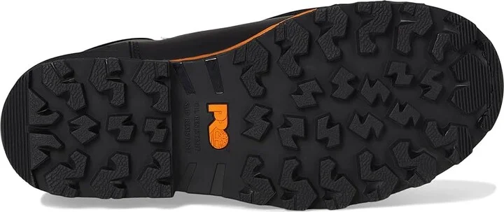 Timberland PRO Boondock 8 Inch Composite Safety Toe Puncture Resistant External MetGuard Men's Work Boots Black : 7 E - Wide, Leather - Image 3