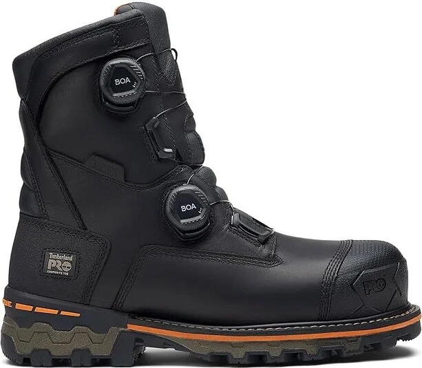 Timberland PRO Boondock BOA 8 Inch Composite Safety Toe Waterproof Puncture Resistant Men's Work Boots Black : 15 D - Medium - Image 7