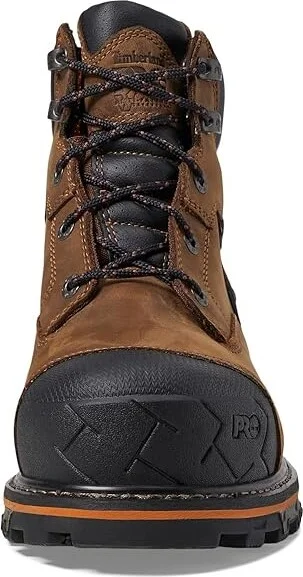 Timberland PRO Boondock Men's Work Boots Brown Oiled Distressed Leather : 8.5 E - Wide - Image 2