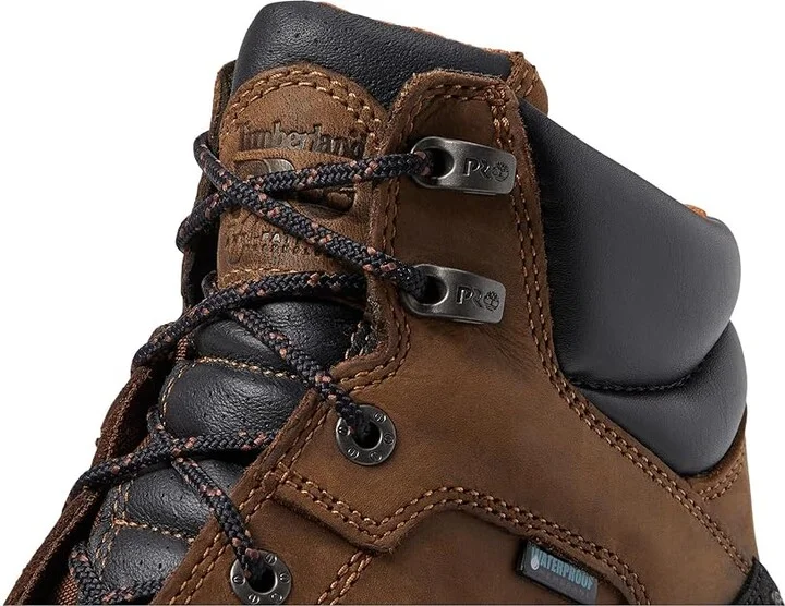 Timberland PRO Boondock Men's Work Boots Brown Oiled Distressed Leather : 8.5 E - Wide - Image 5
