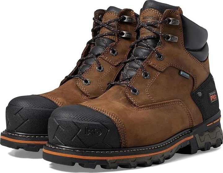 Timberland PRO Boondock Men's Work Boots Brown Oiled Distressed Leather : 8.5 E - Wide