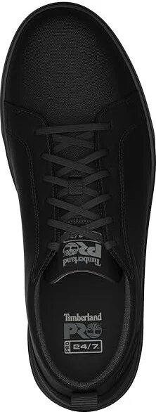 Timberland PRO Burbank Oxford Soft Toe Work Lace-up Boots Black : Men's 3.5 - Women's 5 Medium, Canvas - Image 2