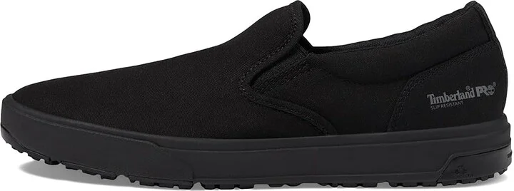 Timberland PRO Burbank Slip-On Soft Toe Work Lace-up Boots Black : Men's 3.5 - Women's 5 Medium, Canvas - Image 6