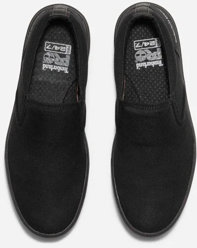 Timberland PRO Burbank Slip-On Soft Toe Work Shoe, Black, W - Image 2