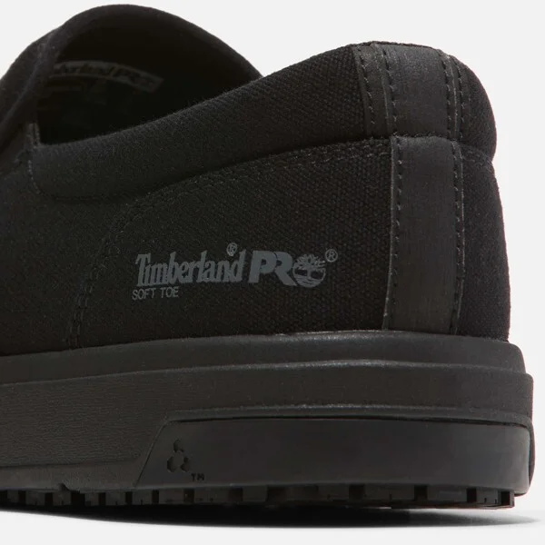 Timberland PRO Burbank Slip-On Soft Toe Work Shoe, Black, W - Image 3