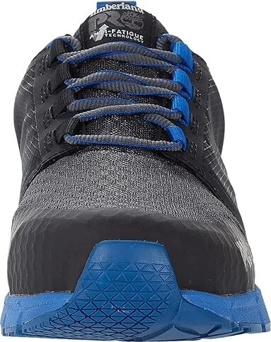 Timberland PRO Day One Safety Radius Low Composite Safety Toe Men's Shoes Charcoal/Pantone Blue : 15 D - Medium, Textile/Synthetic - Image 5