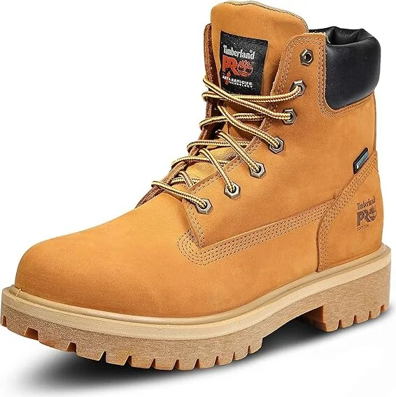 Timberland PRO Direct Attach 6 Soft Toe Men's Work Lace-up Boots Wheat-2024 NEW : 12 D - Medium, Leather
