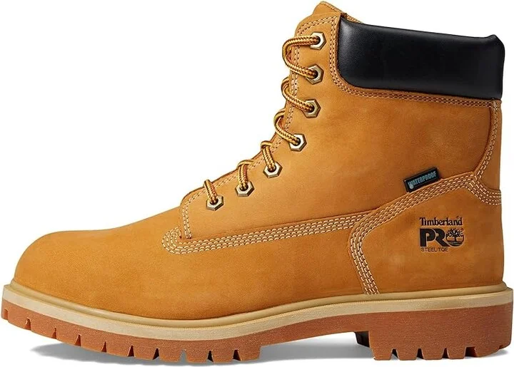 Timberland PRO Direct Attach 6 Steel Safety Toe Insulated Waterproof Women's Shoes Wheat-2024 NEW : 8 C - Medium, Leather - Image 5