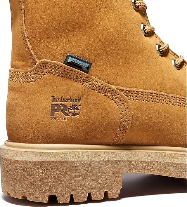 Timberland PRO Direct Attach Waterproof 8 Soft Toe Men's Boots Wheat-2024 NEW : 15 E - Wide, Leather - Image 4
