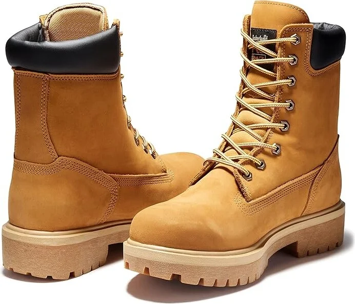 Timberland PRO Direct Attach Waterproof 8 Soft Toe Men's Boots Wheat-2024 NEW : 15 E - Wide, Leather - Image 6