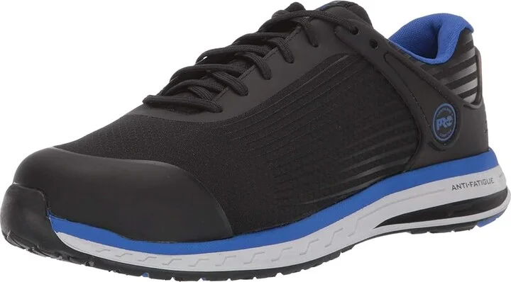 Timberland PRO Drivetrain Composite Safety Toe Men's Shoes Black/Blue : 14 D - Medium, Textile - Image 2