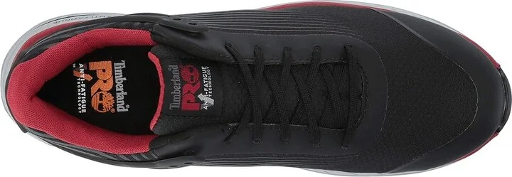 Timberland PRO Drivetrain Composite Safety Toe Men's Shoes Black/Red : 10.5 D - Medium, Textile - Image 3