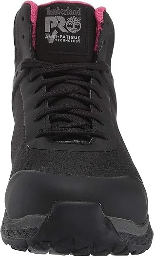 Timberland PRO Drivetrain Mid Composite Safety Toe Static Dissipative Women's Boots Black/Pink : 8.5 C - Medium, Textile - Image 5