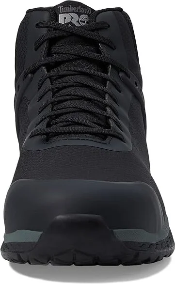 Timberland PRO Drivetrain SD35 Mid Composite Safety Toe SD Men's Work Boots Black/Grey : 15 E - Wide, Textile - Image 2