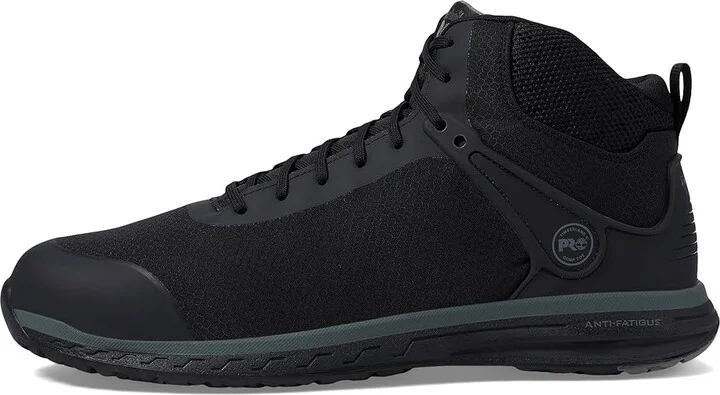 Timberland PRO Drivetrain SD35 Mid Composite Safety Toe SD Men's Work Boots Black/Grey : 15 E - Wide, Textile - Image 6