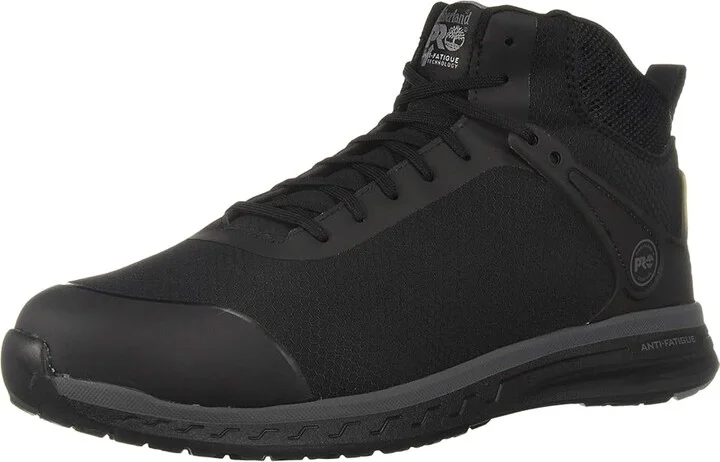 Timberland PRO Drivetrain SD35 Mid Composite Safety Toe SD Men's Work Boots Black Ripstop Nylon Upper : 15 D - Medium, Textile - Image 2