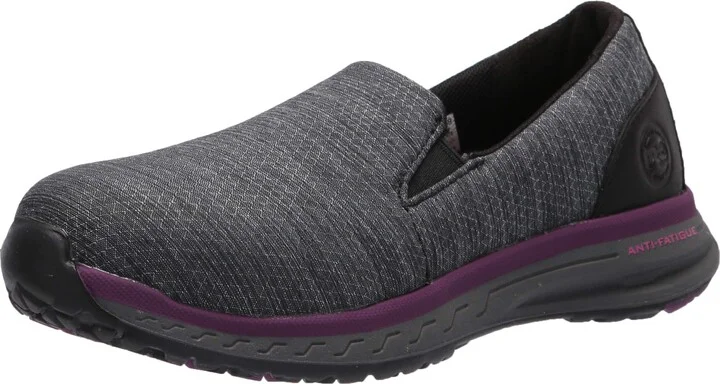 Timberland PRO Drivetrain Slip-On Alloy Safety Toe Charcoal Gray