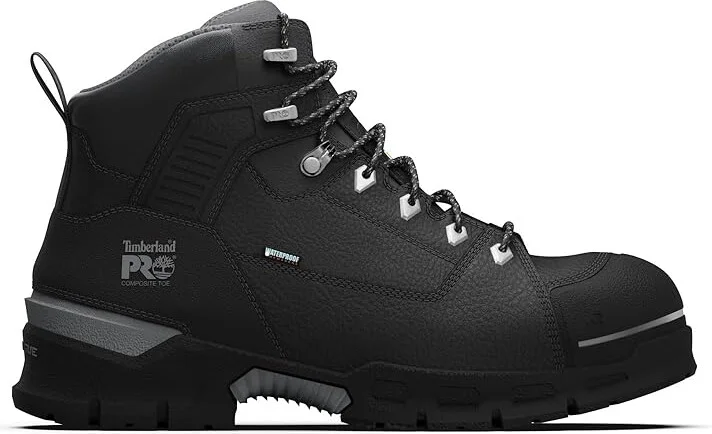 Timberland PRO Endurance EV 6 Composite Safety Toe Puncture Resistant Waterproof Men's Shoes Black/Grey : 7 D - Medium, Leather/Rubber - Image 7