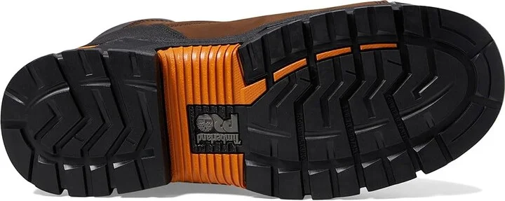 Timberland PRO Endurance EV 6 Composite Safety Toe Puncture Resistant Waterproof Men's Shoes Walnut/Orange : 7 D - Medium, Leather/Rubber - Image 3
