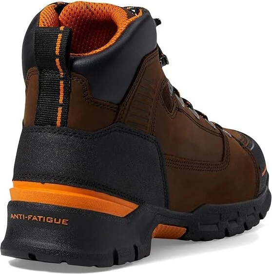 Timberland PRO Endurance EV 6 Composite Safety Toe Puncture Resistant Waterproof Men's Shoes Walnut/Orange : 7 D - Medium, Leather/Rubber - Image 4
