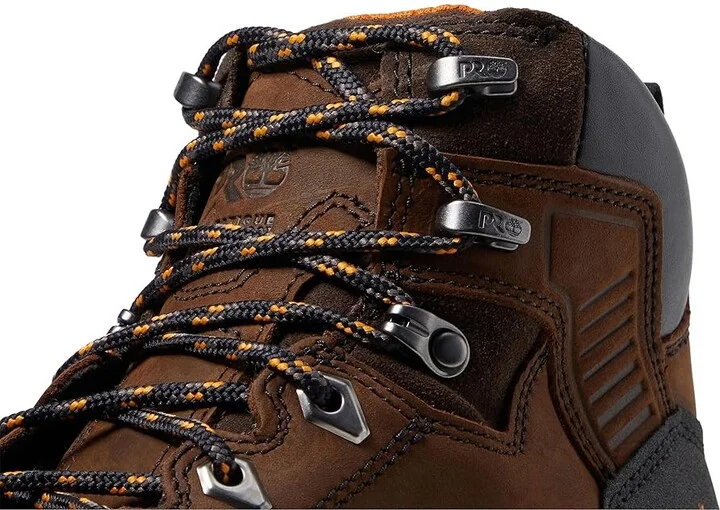 Timberland PRO Endurance EV 6 Composite Safety Toe Puncture Resistant Waterproof Men's Shoes Walnut/Orange : 7 D - Medium, Leather/Rubber - Image 5