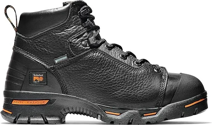 Timberland PRO Endurance PR 6 Waterproof Steel Toe Men's Work Lace-up Boots Black-2024 NEW : 8 D - Medium, Leather - Image 2