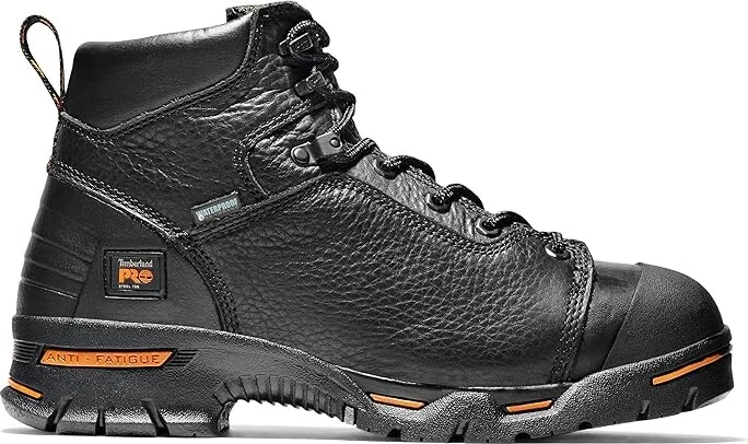 Timberland PRO Endurance PR 6 Waterproof Steel Toe Men's Work Lace-up Boots Black-2024 NEW : 8 D - Medium, Leather - Image 7