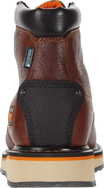 Timberland PRO Gridworks 6 Alloy Safety Toe Waterproof Men's Shoes Brown 2 : Men's 11.5 - Women's 13 Medium, Leather - Image 4