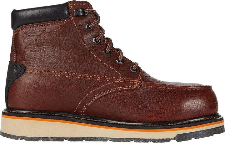 Timberland PRO Gridworks 6 Alloy Safety Toe Waterproof Men's Shoes Brown 2 : Men's 11.5 - Women's 13 Medium, Leather - Image 7