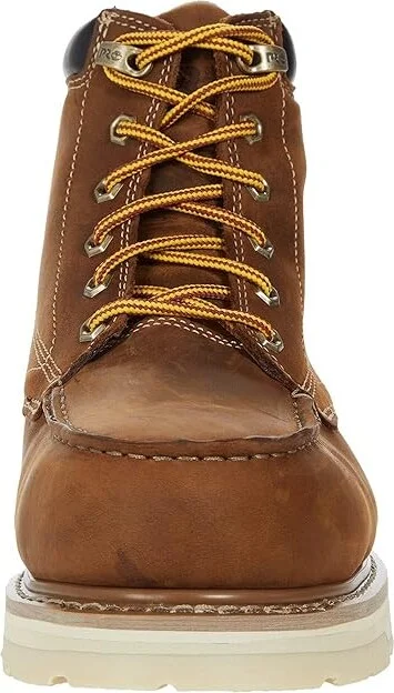 Timberland PRO Gridworks 6 Alloy Safety Toe Waterproof Men's Shoes Golden Brown1 : Men's 7.5 - Women's 9 Medium, Leather - Image 5