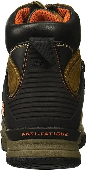 Timberland PRO Hypercharge 6 Composite Safety Toe Waterproof Men's Work Boots Brown Distressed1 : 8.5 E - Wide, Leather - Image 4