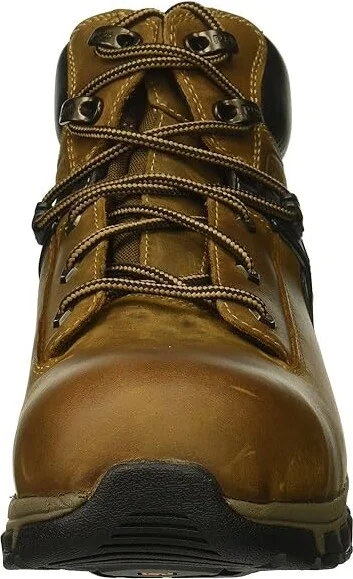 Timberland PRO Hypercharge 6 Composite Safety Toe Waterproof Men's Work Boots Brown Distressed1 : 8.5 E - Wide, Leather - Image 5