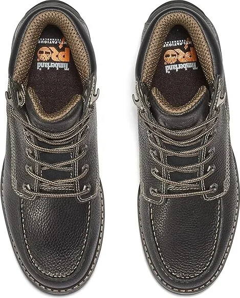 Timberland PRO Irvine Wedge 6 Soft Toe Men's Shoes Black2024 NEW : 7.5 E - Wide, Leather - Image 2