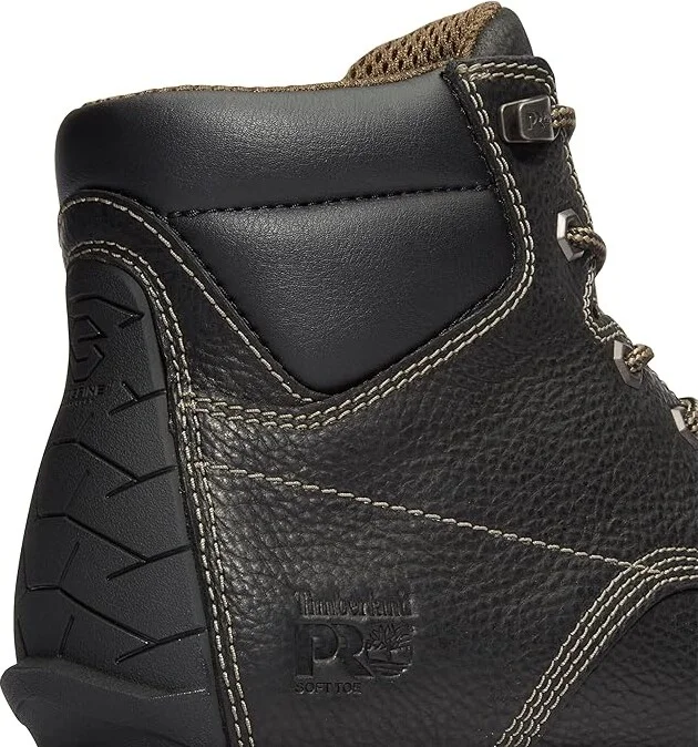 Timberland PRO Irvine Wedge 6 Soft Toe Men's Shoes Black2024 NEW : 7.5 E - Wide, Leather - Image 4