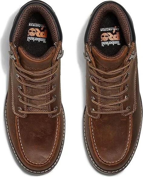 Timberland PRO Irvine Wedge 6 Soft Toe Men's Shoes Cathay Spice Brown2024 NEW : 11.5 D - Medium, Leather - Image 3