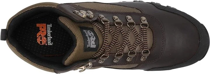 Timberland PRO Keele Ridge Steel Safety Toe Wateproof Men's Work Boots Brown : 7 E - Wide, Leather - Image 2