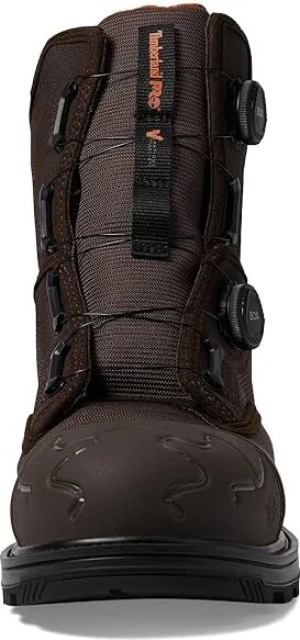 Timberland PRO Magnitude BOA 8 Inch Composite Safety Toe Waterproof Puncture Resistant Men's Work Boots Brown : 14 D - Medium, Synthetic - Image 2