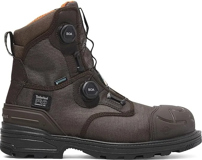 Timberland PRO Magnitude BOA 8 Inch Composite Safety Toe Waterproof Puncture Resistant Men's Work Boots Brown : 14 D - Medium, Synthetic - Image 7