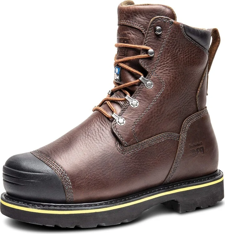 Timberland PRO Men's Bannack 9 Inch Alloy Safety Toe Internal Met Guard Industrial Work Boot