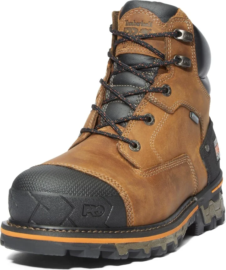 Timberland PRO Men's Boondock 6 Inch Soft Toe Waterproof Industrial Work Boot