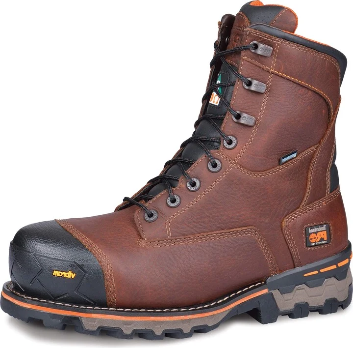 Timberland PRO Men's Boondock 8" Composite Toe Puncture Resistant Waterproof Boot