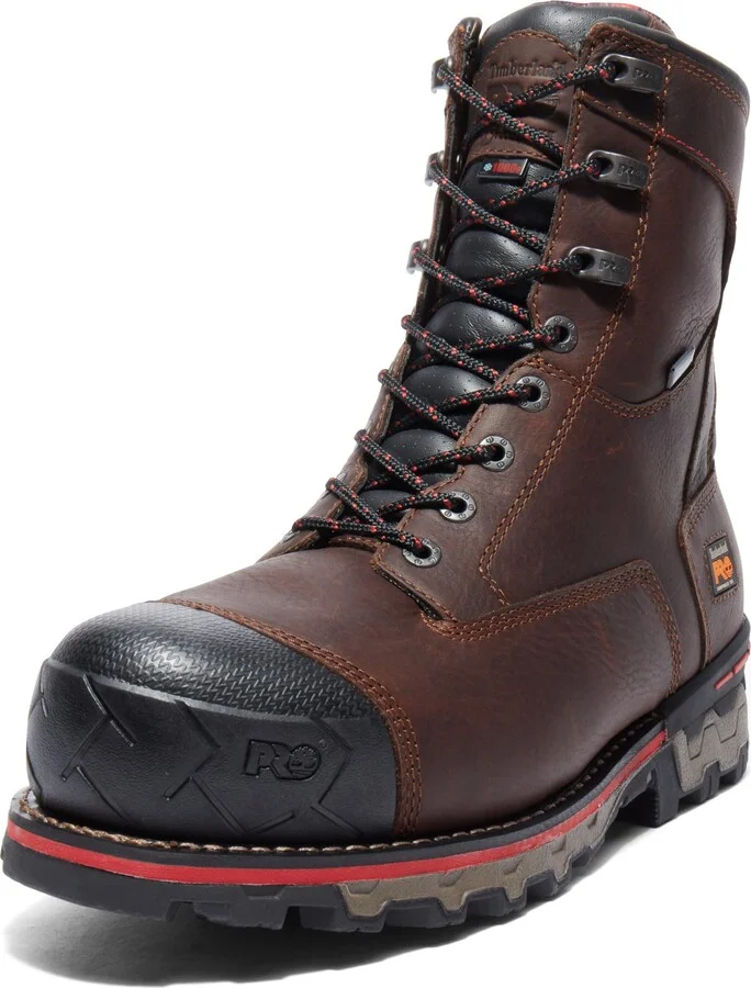 Timberland PRO Men's Boondock 8 Inch Composite Safety Toe Insulated Waterproof Industrial Work Boot