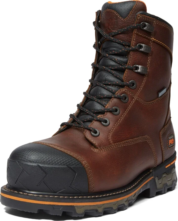 Timberland PRO Men's Boondock 8 Inch Composite Safety Toe Puncture Resistant Insulated Waterproof Industrial Work Boot