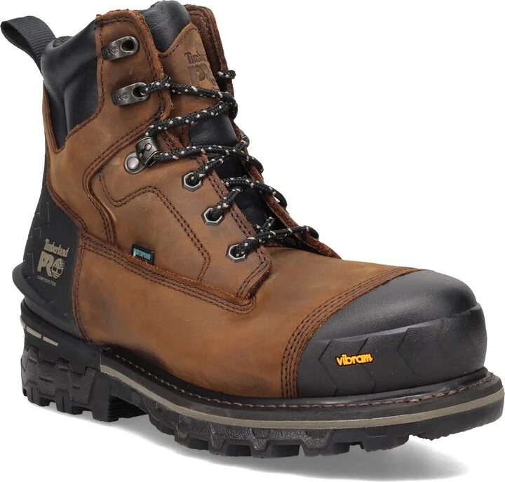 Timberland PRO Men's Boondock HD 6 Inch Composite Safety Toe Waterproof Industrial Work Boot