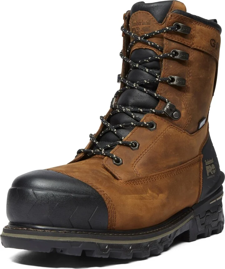 Timberland PRO Men's Boondock HD 8 Inch Composite Safety Toe Waterproof Industrial Work Boot