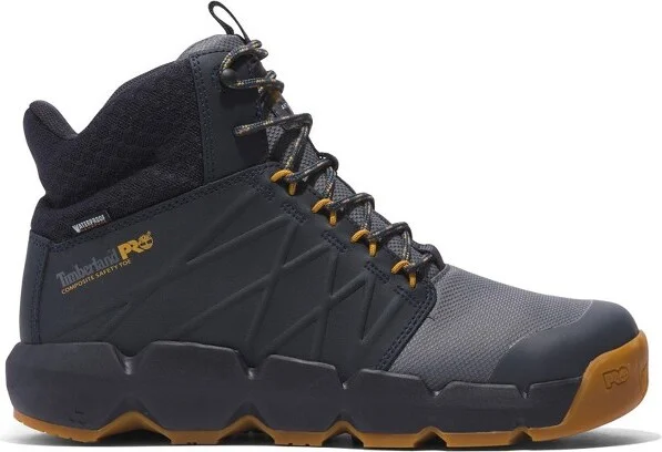 Timberland PRO Men's, Comp Toe, Morphix Outdoor, Grey/Navy, EH, WP, Hiker, Work Boots - 10.0 M - Image 2