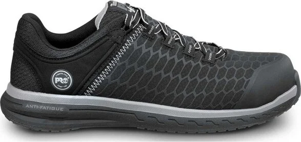 Timberland PRO Men's Comp Toe Powerdrive MaxTRAX Slip Resistant Black/Orange Work Shoes - 12 Wide - Image 3