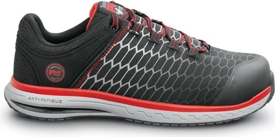 Timberland PRO Men's Comp Toe Powerdrive MaxTRAX Slip Resistant Black/Orange Work Shoes - 12 Wide - Image 4