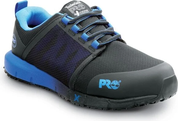 Timberland PRO Men's Comp Toe Radius MaxTRAX Blue Pop Athletic Work Shoes - 9.5 Wide