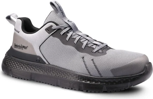 Timberland PRO Men's Composite Toe, Setra Low, Grey/Black EH, Slip Resistant, Athletic Work Shoes - 10.5 M